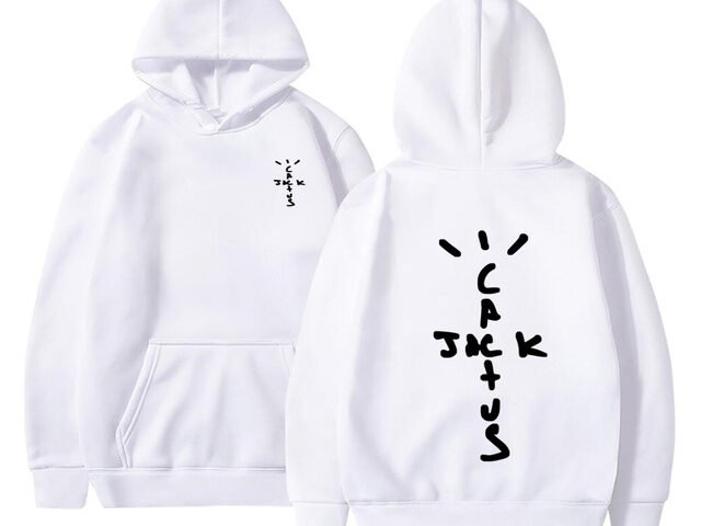 Cactus-Jack-Logo-Hoodie White