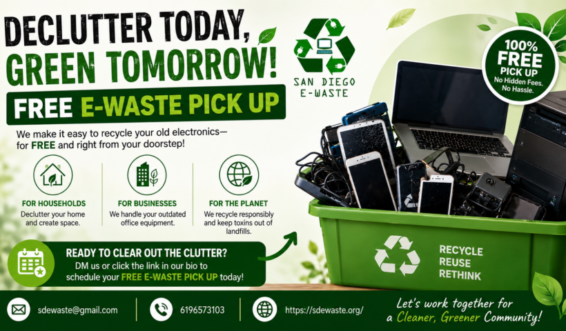Free E-Waste Pick Up