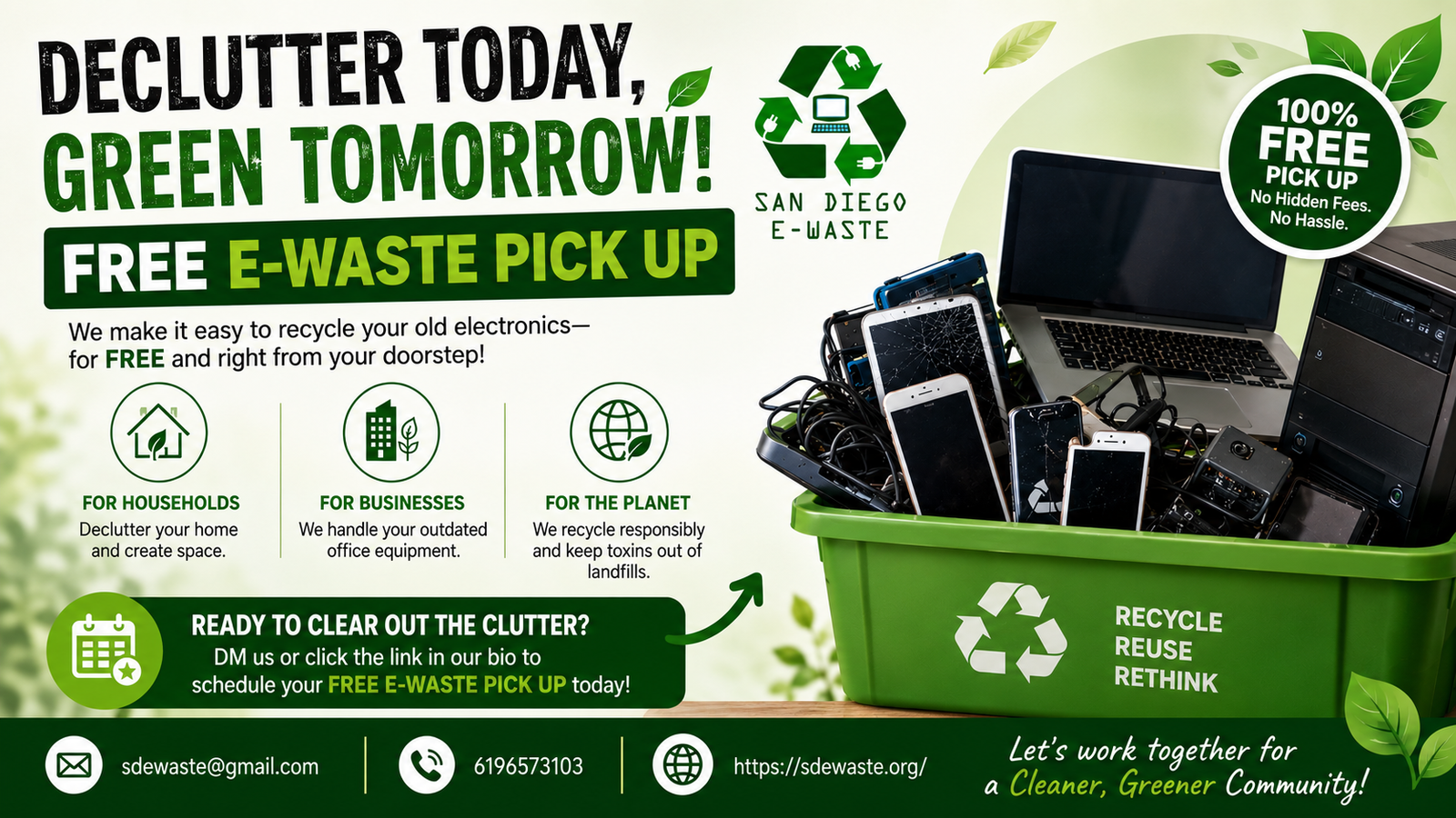 Free E-Waste Pick Up